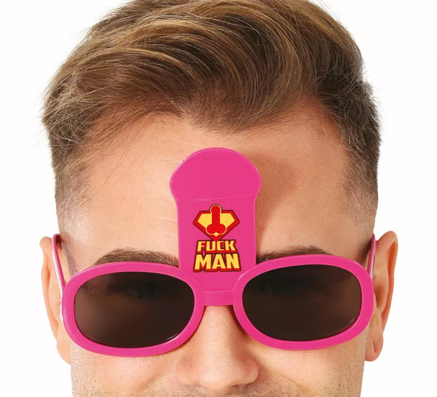 Translation missing: fr.Gafas Fuckman rosa adulto