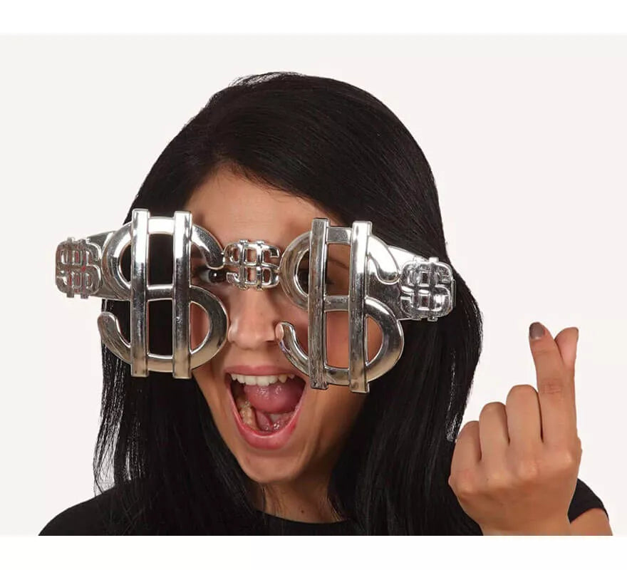 Translation missing: fr.Gafas gigantes con el símbolor del Dolar