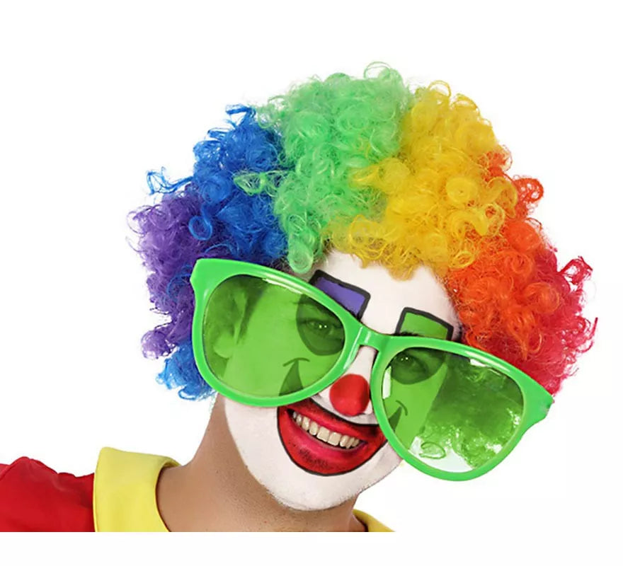 Translation missing: fr.Gafas Gigantes Payaso Verdes