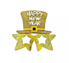 Lunettes dorées 'Happy New Year'