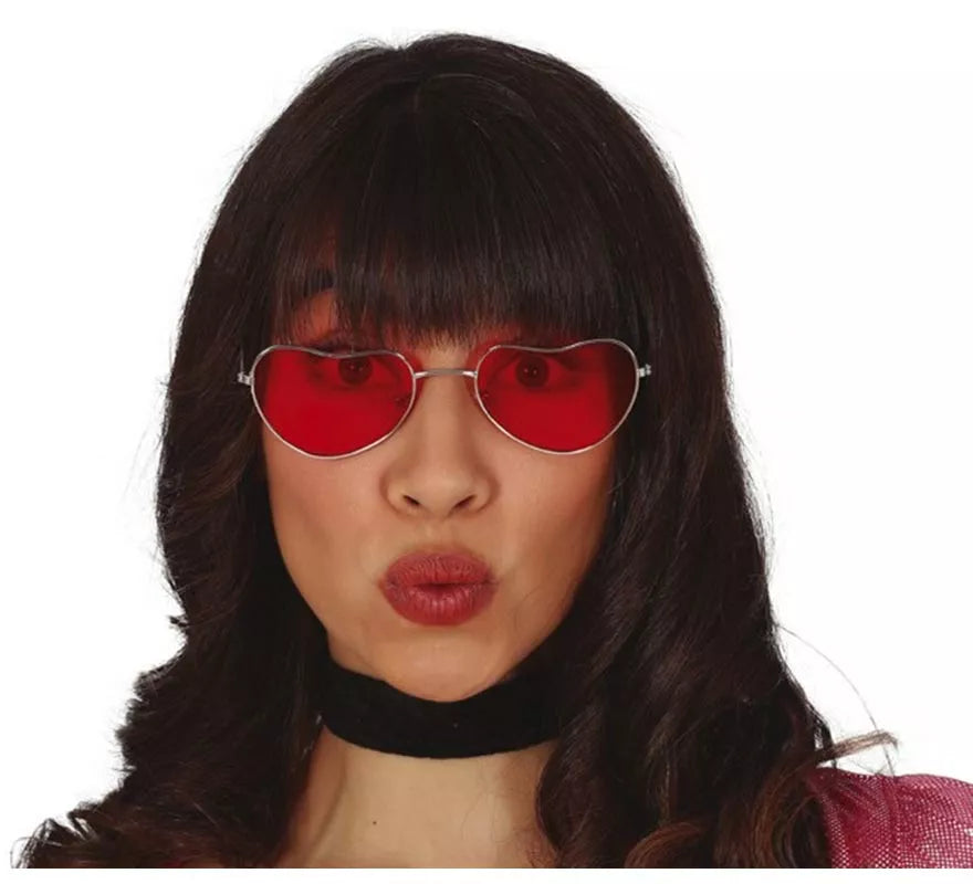 Translation missing: fr.Gafas Hippie de Corazones Rojos