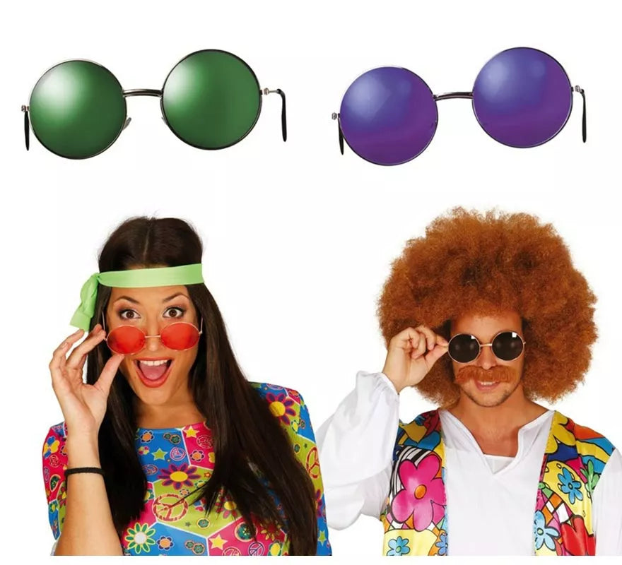Translation missing: fr.Gafas Hippie grandes. Disponible en 4 colores surtidos