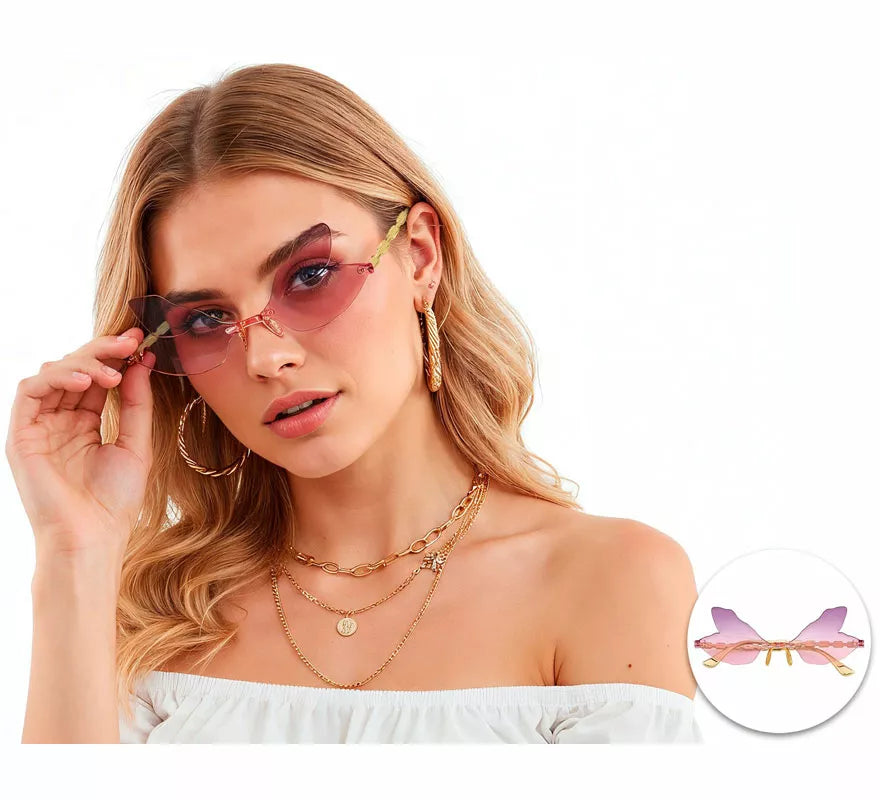Translation missing: fr.Gafas Mariposa rosas Efecto Degradado