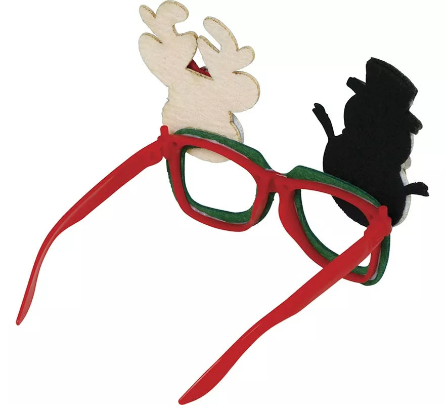 Translation missing: fr.Gafas Navideñas de Muñeco de Nieve y Reno