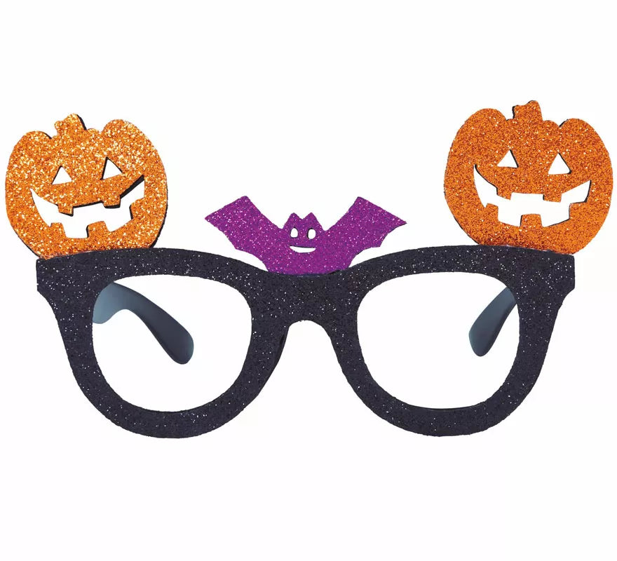 Translation missing: fr.Gafas Negras con Calabazas y Murciélago