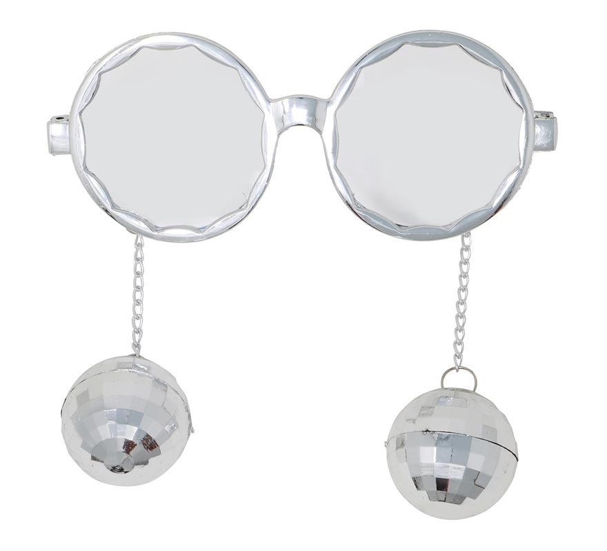 Translation missing: fr.Gafas Plateadas Grandes con Bolas