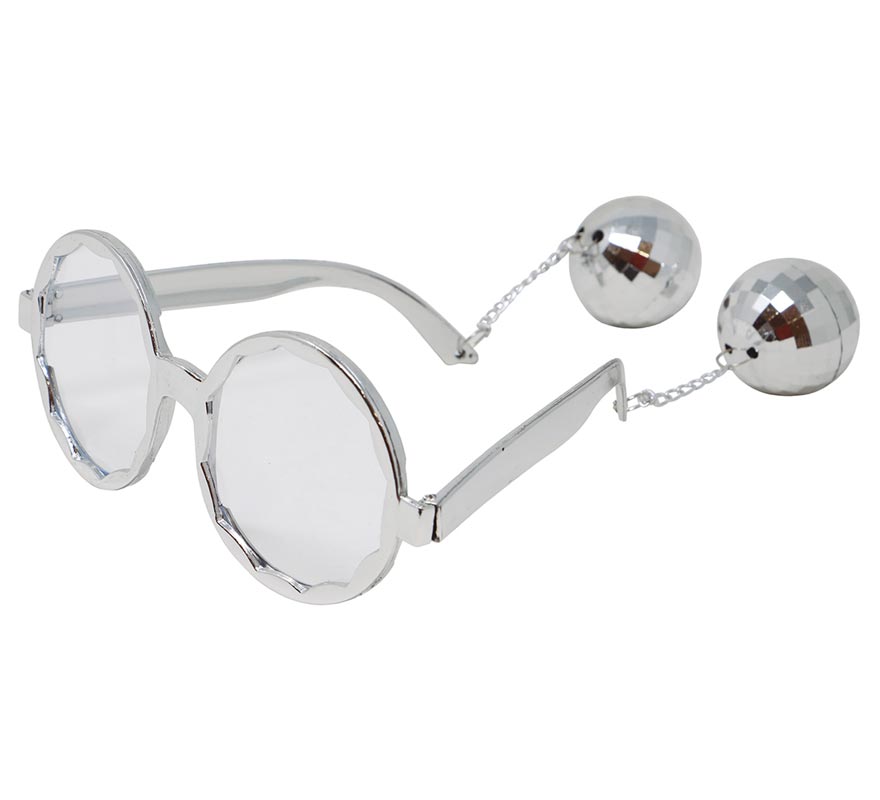 Translation missing: fr.Gafas Plateadas Grandes con Bolas