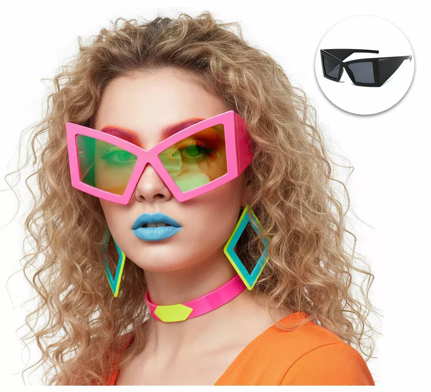 Translation missing: fr.Gafas Retro Años 80 en colores surtidos