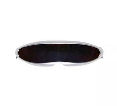 Lunettes robot futuristes argentées