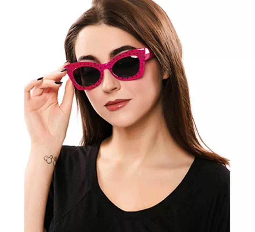 Translation missing: fr.Gafas Rosas con Lunares Años 50