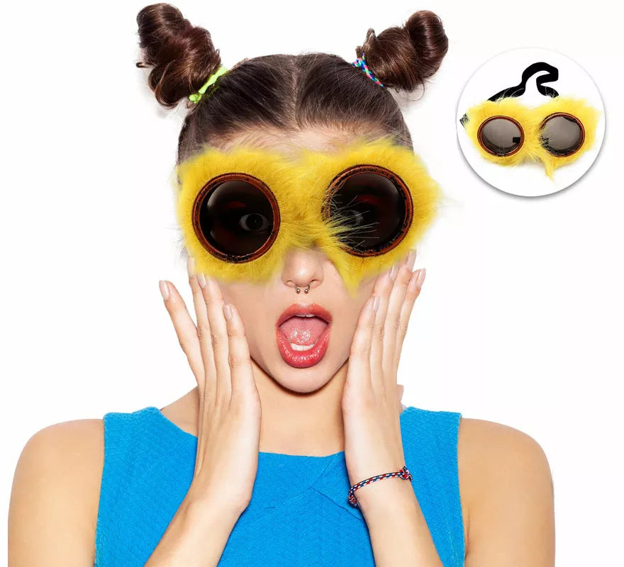 Translation missing: fr.Gafas Steampunk con Pelo amarillo