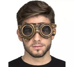 Lunettes Steampunk avec Résille dans les yeux