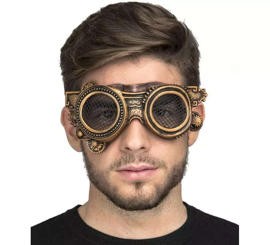 Translation missing: fr.Gafas Steampunk con Rejilla en los Ojos