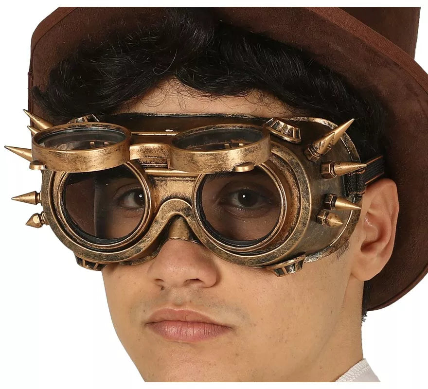 Translation missing: fr.Gafas Steampunk Doradas