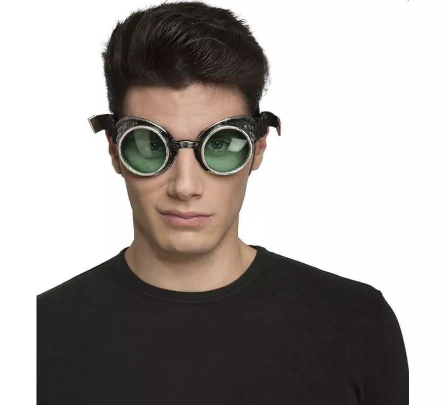 Translation missing: fr.Gafas Steampunk verdes