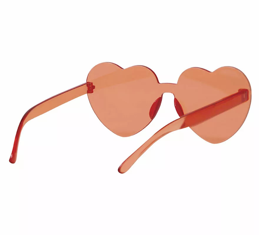 Translation missing: fr.Gafas Transparentes de Corazón rojo