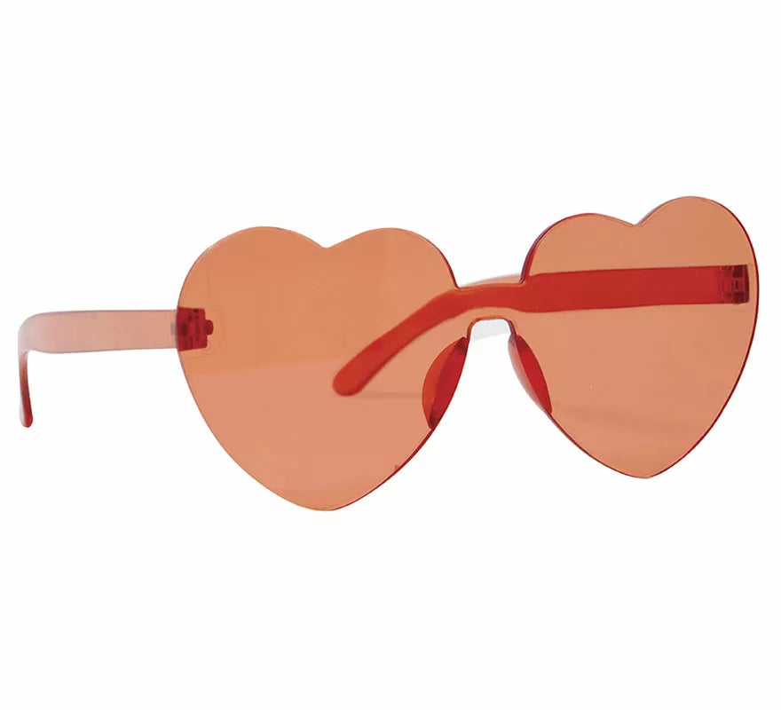 Translation missing: fr.Gafas Transparentes de Corazón rojo