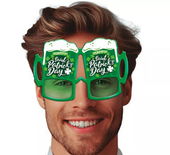 Bière San Patricio, verres verts
