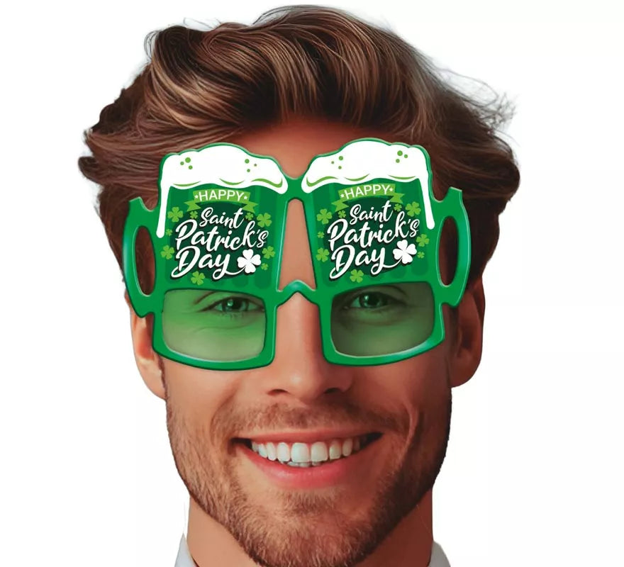Translation missing: fr.Gafas verdes de Cervezas San Patricio