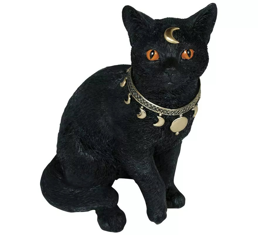 Translation missing: fr.Gato negro de Resina de 28x23 cm
