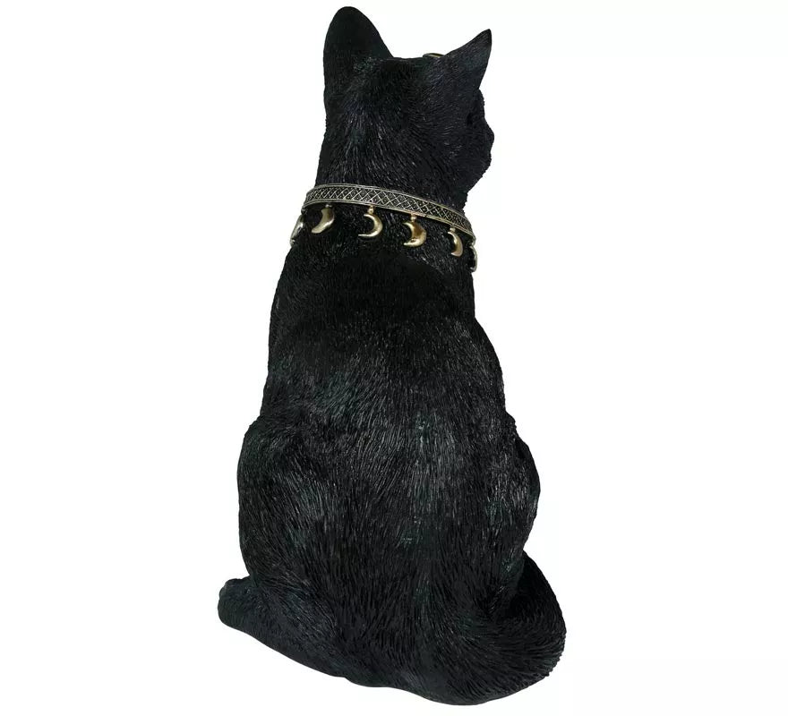 Translation missing: fr.Gato negro de Resina de 28x23 cm