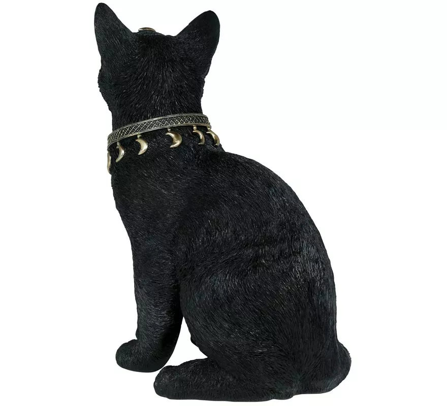 Translation missing: fr.Gato negro de Resina de 28x23 cm