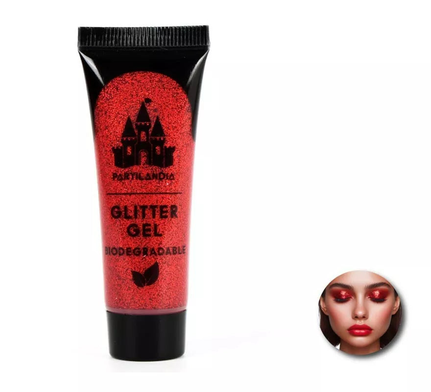 Gel Glitter Biodegradable de 3x8 cm en varios colores