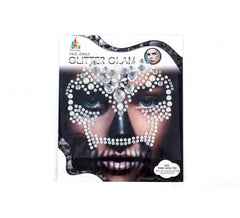 Gemmes adhésives pour le visage Bright Skull