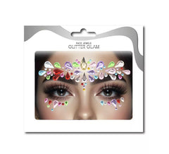 Sentier floral multicolore Face Gems
