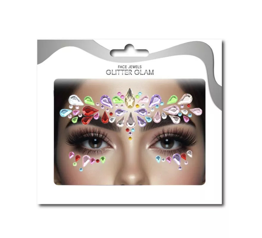 Translation missing: fr.Gemas Faciales camino floral multicolor