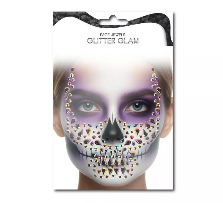 Translation missing: fr.Gemas Faciales Fashion Calavera morada