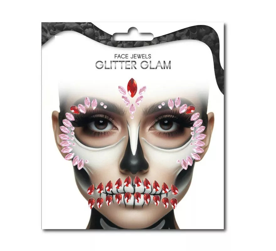 Translation missing: fr.Gemas Faciales Fashion Calavera rosa