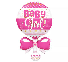 Ballon aluminium bébé fille 90 cm