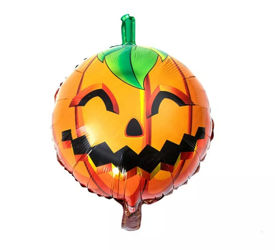Translation missing: fr.Globo de Foil Calabaza feliz de 45x45 cm