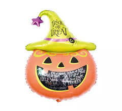 Ballon aluminium citrouille Trick or Treat 61x91 cm