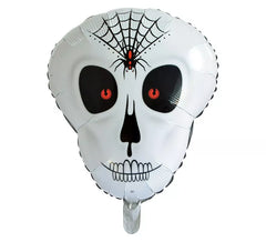 Ballon aluminium tête de mort 50x62 cm