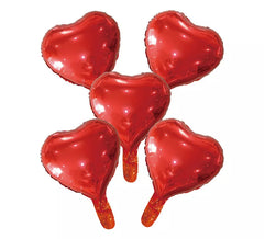 Ballon Aluminium Coeur Rouge 20 cm