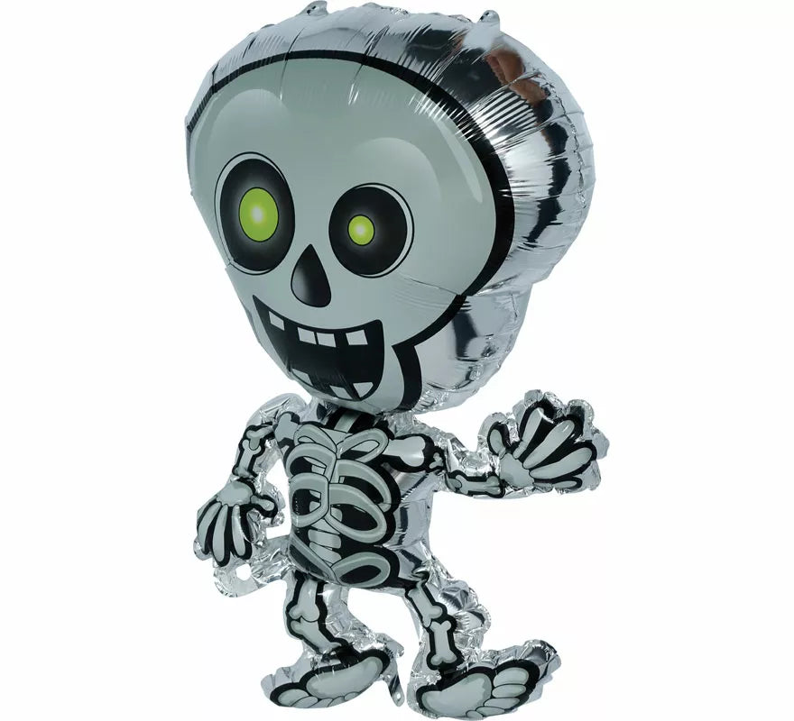 Globo de Foil Esqueleto de 65 cm