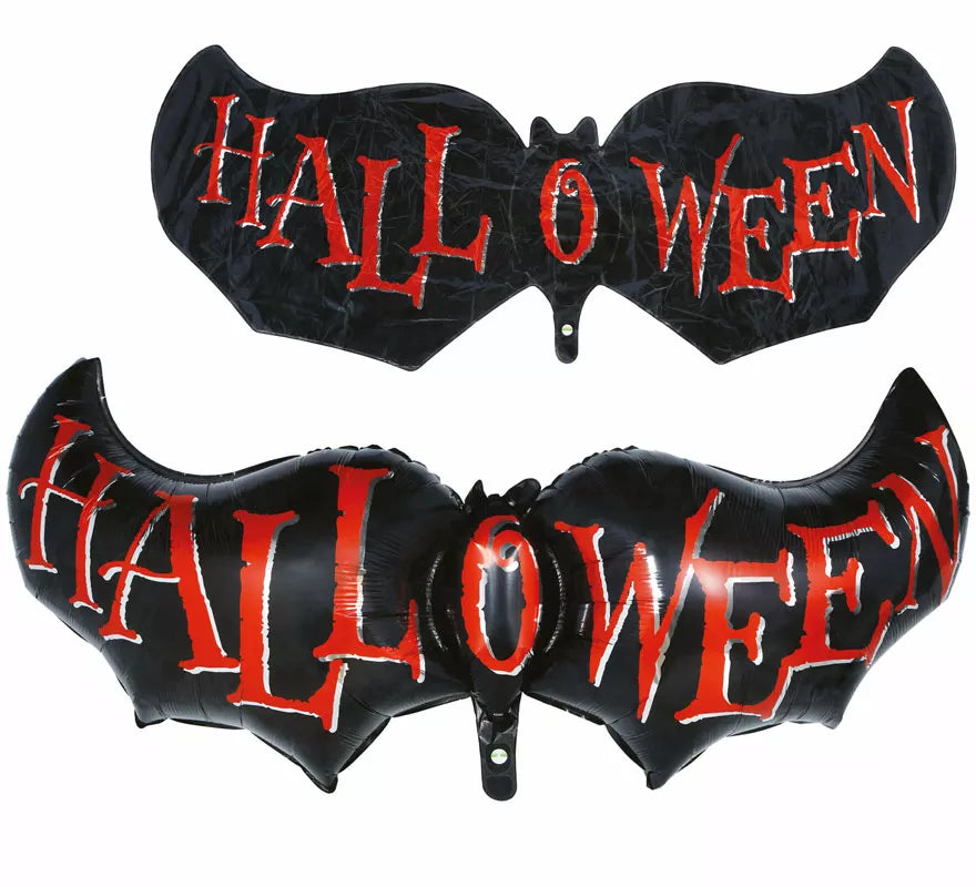 Globo de Foil Murciélago Halloween de 100 cm