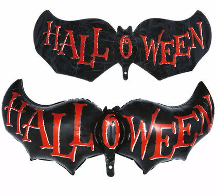 Globo de Foil Murciélago Halloween de 100 cm