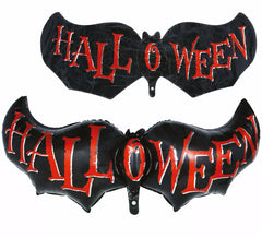 Ballon en aluminium chauve-souris Halloween 100 cm