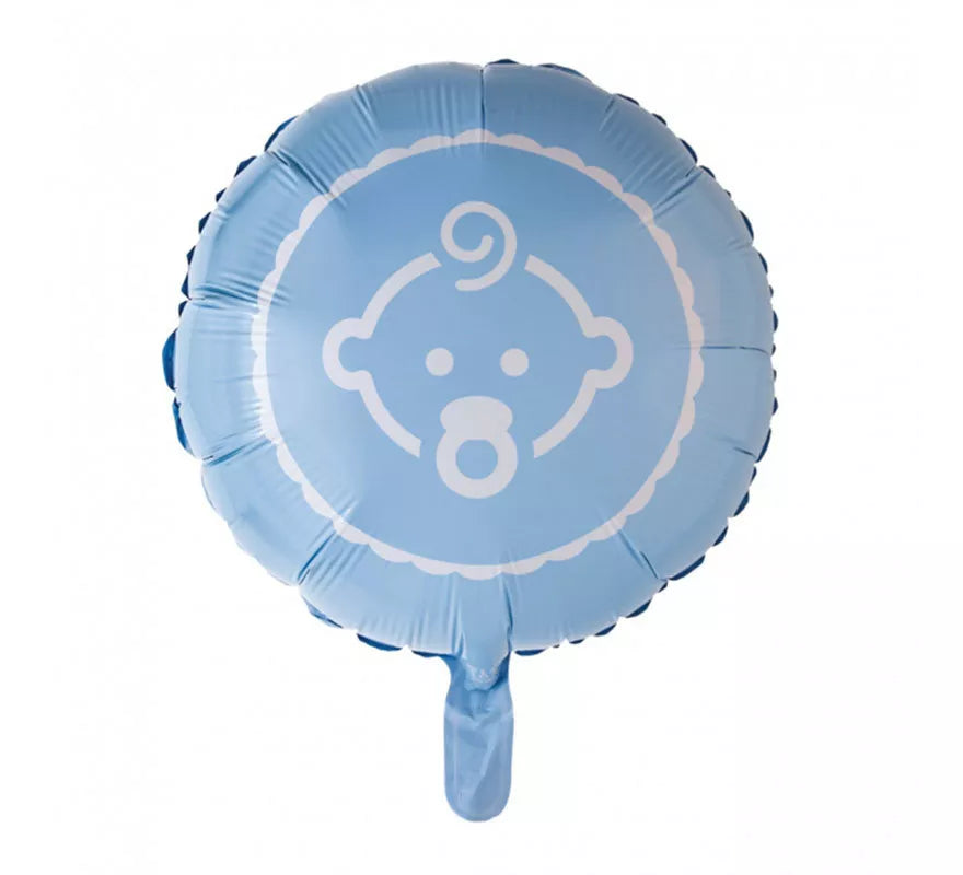 Translation missing: fr.Globo de Foil Redondo Bebé Niño de 46 cm