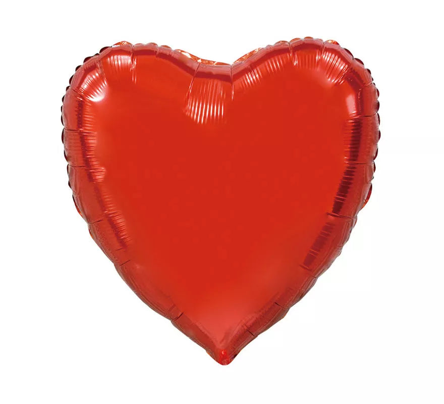 Translation missing: fr.Globo de Foil XL Corazón Rojo de 92 cm