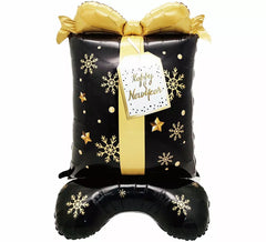 Socle de boîte cadeau pour ballon en aluminium 86 x 149 cm