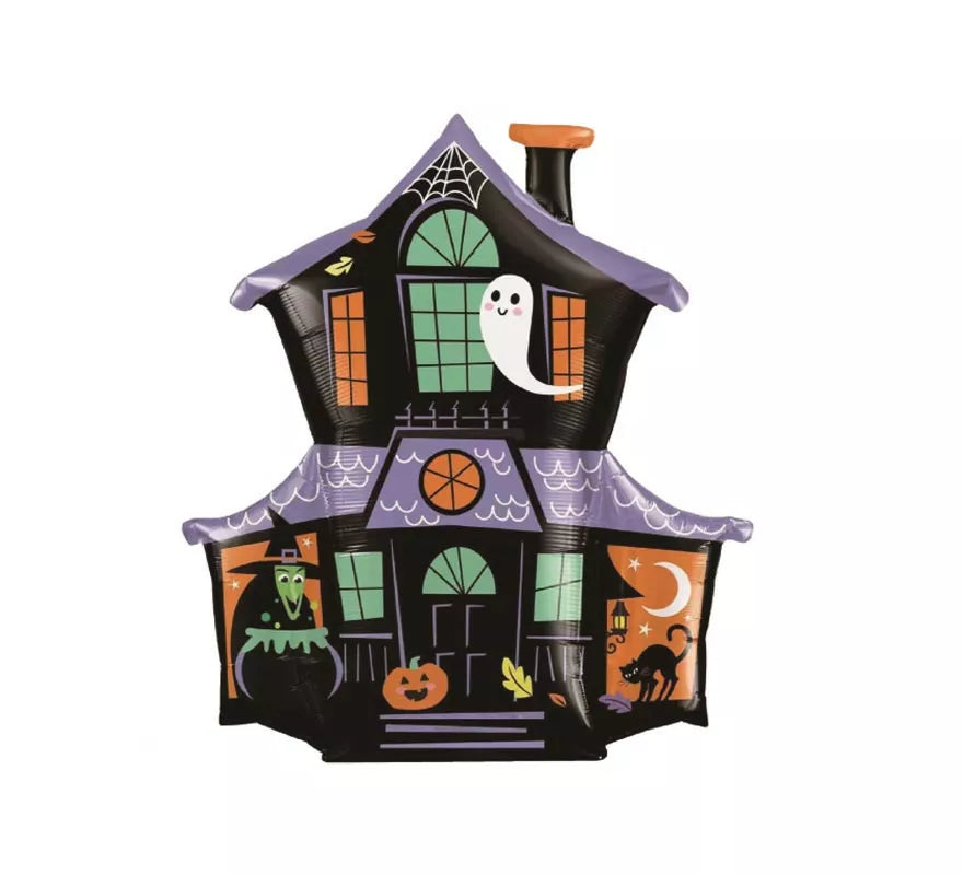 Translation missing: fr.Globo Foil Casa Encantada Halloween de 63X66 cm