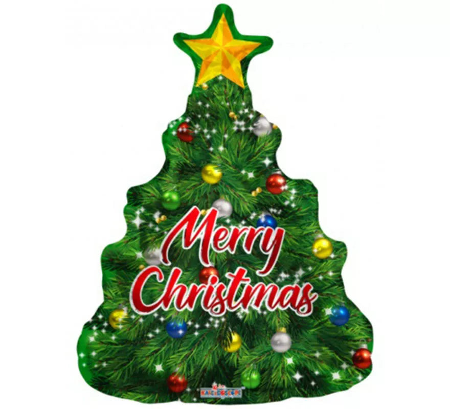 Translation missing: fr.Globo Foil de Árbol de Navidad de 91 cm