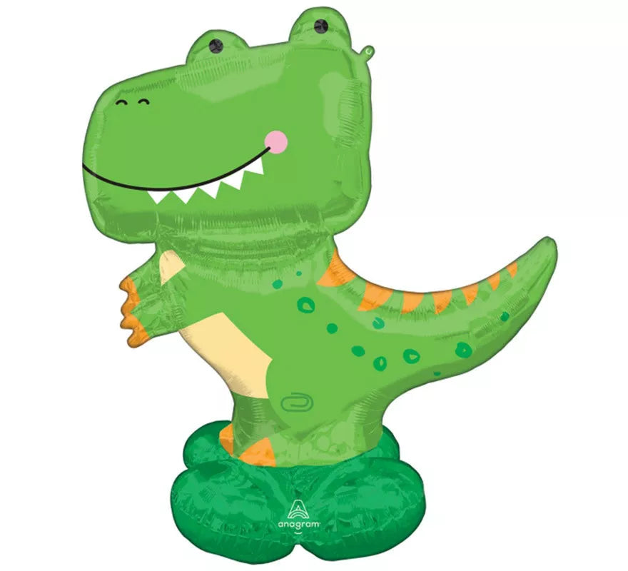 Globo Foil Gigante Airloonz Dinosaurio T-Rex 114x137 cm
