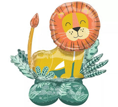 Ballon aluminium géant Wild Lion Airloonz 114x109 cm