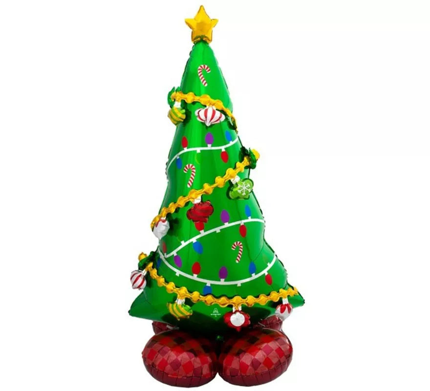 Translation missing: fr.Globo Foil Gigante Arbol de Navidad 78x149 cm