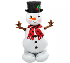 Ballon Alu Géant Bonhomme de Neige 88x139 cm